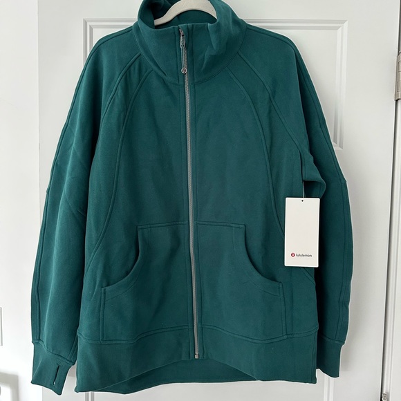 Scuba oversized funnel full zip sweater - Picture 2 of 5